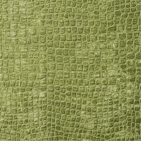 Designer Fabrics 54 in. Wide Lime Green Textured Alligator Shiny Woven Velvet Upholstery Fabric K0151A